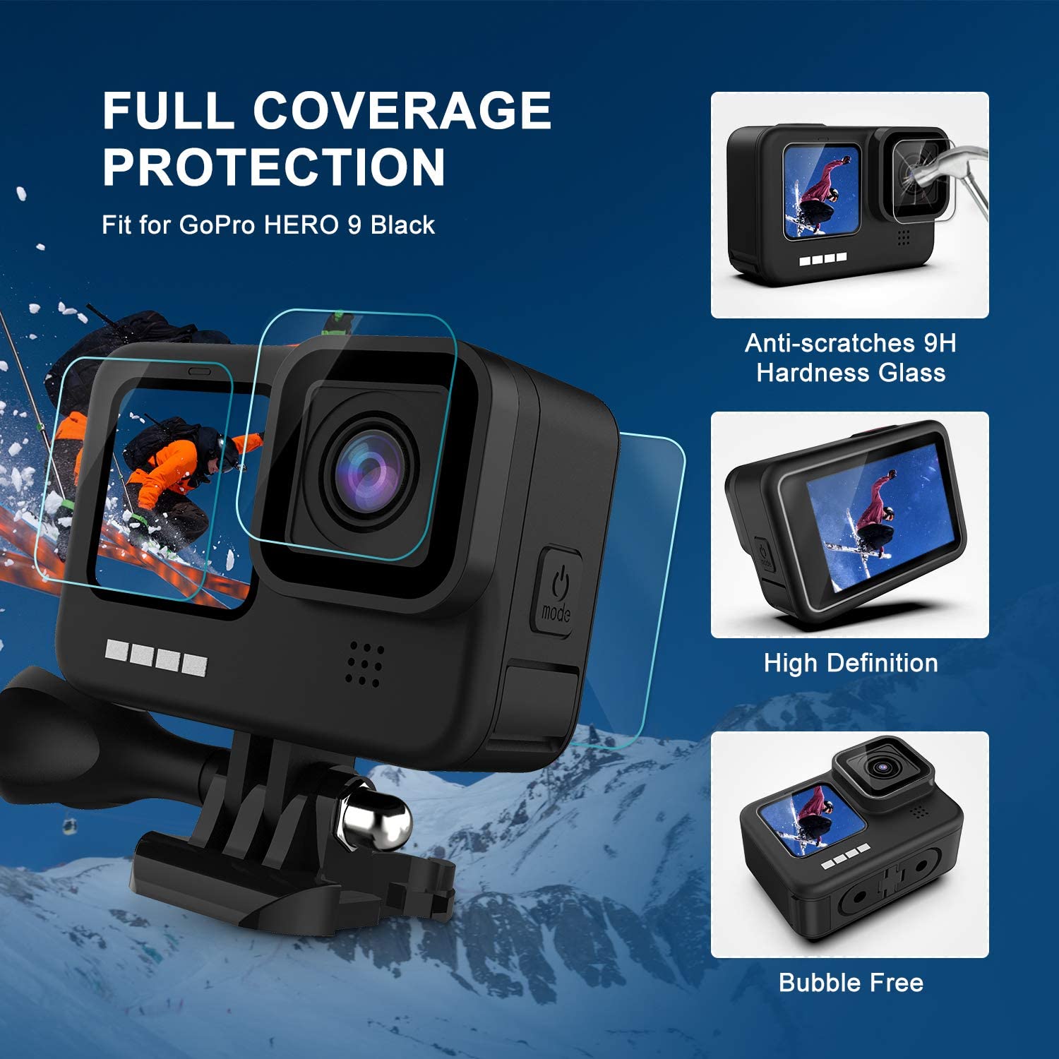 Kompletní podvodní set pro GoPro Hero 9 - housing, filtry, silikonový obal, brašna 3